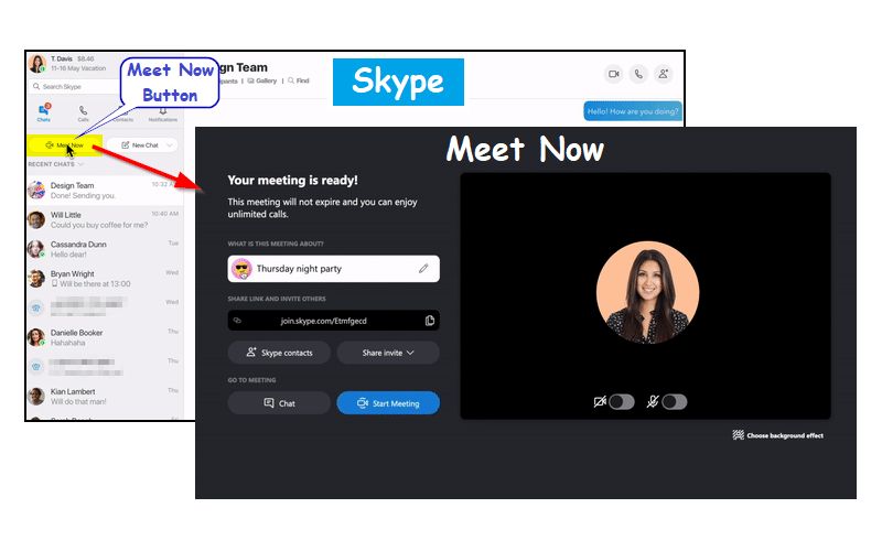 Skype Meet Now