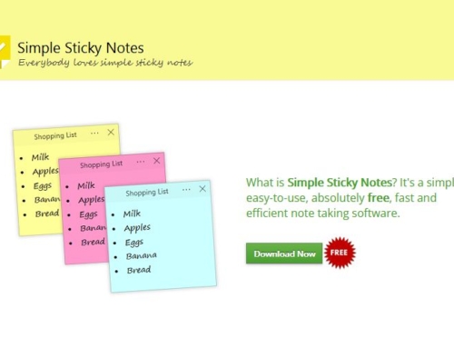 Simple Sticky Notes