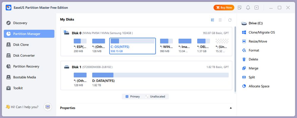 EaseUS Partition Master