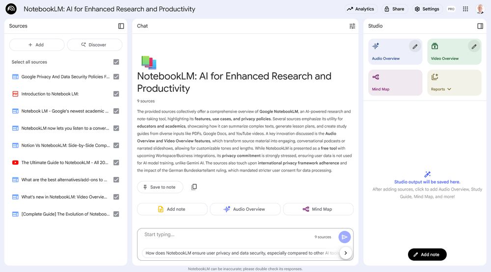 NotebookLM Workspace